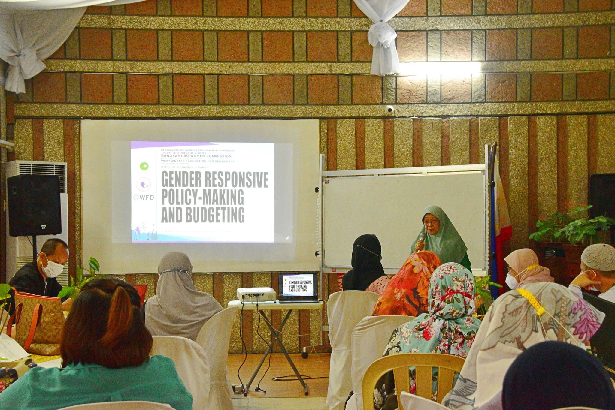 Training on Gender Responsive Policy Making and Budgeting for BARMM Ministry and Offices